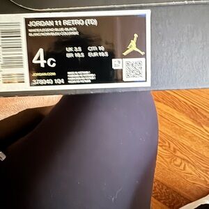 Jordan 11 Retro TD Sneakers - White, Green, Blue, Black